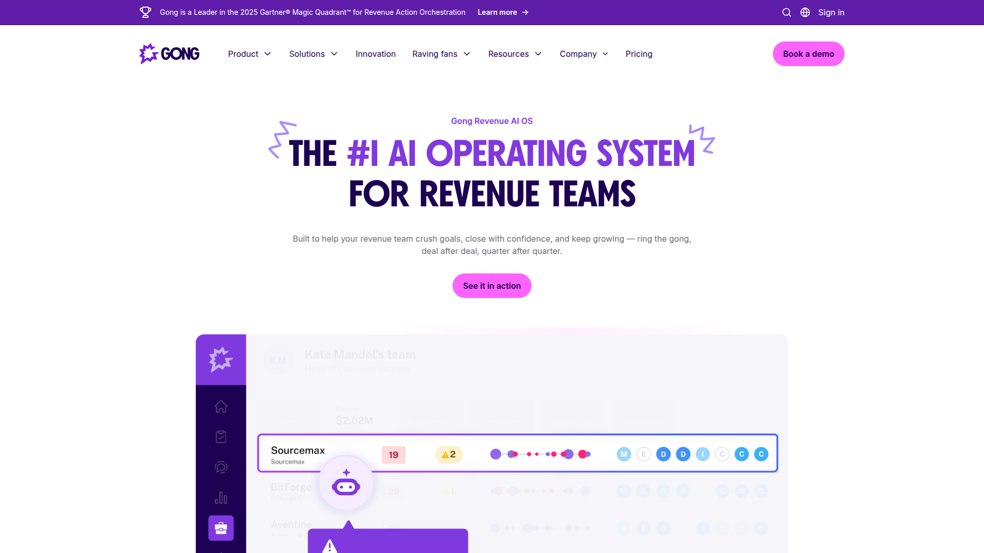 Gong Revenue AI Platform
