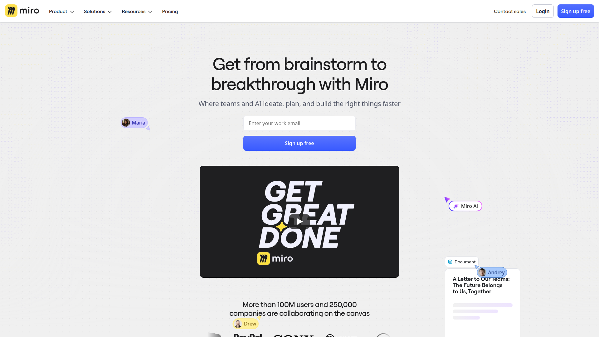 AI Innovation Workspace | Miro